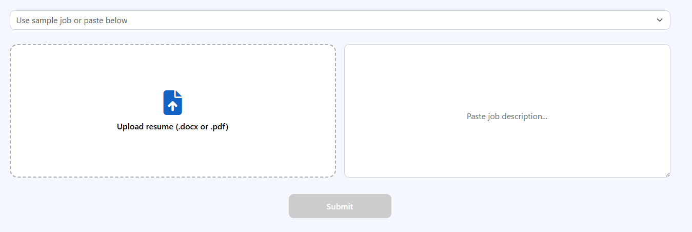 screenshot of Resume Optimizer Pro